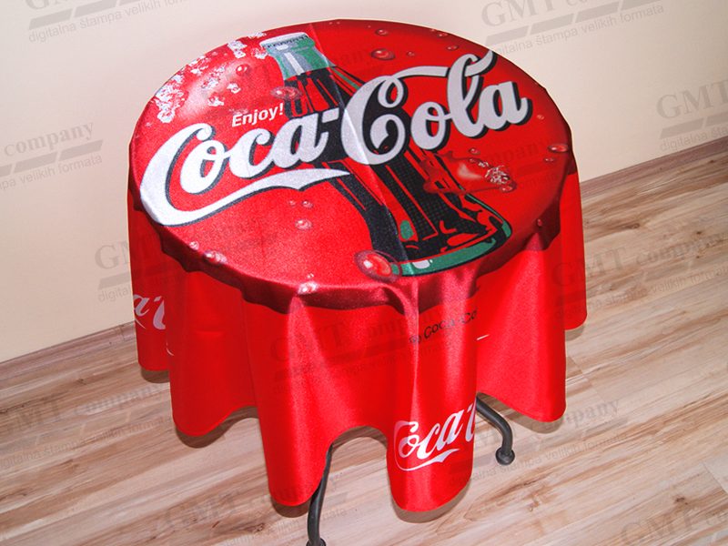reklamni stolnjak coca cola print